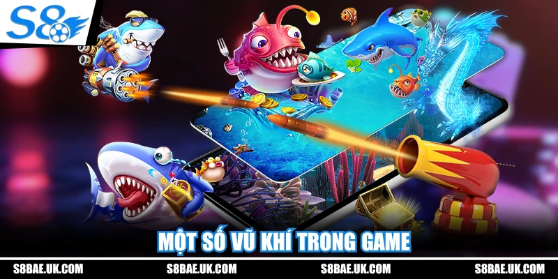 Một số vũ khí trong game