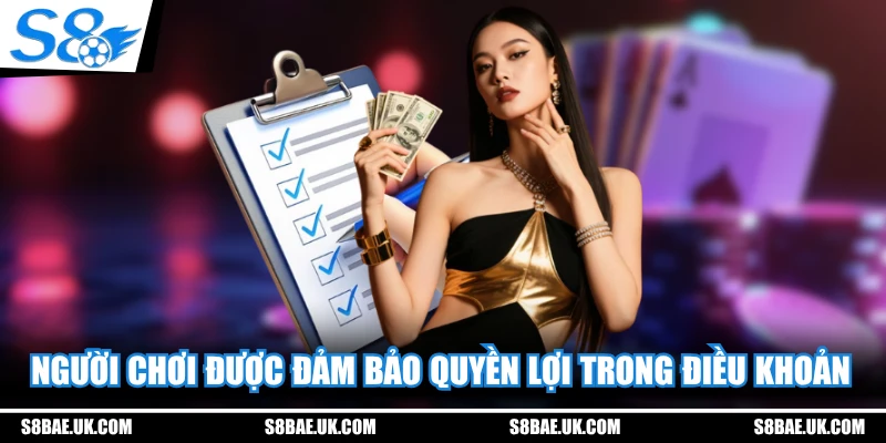 Người chơi được đảm bảo quyền lợi trong điều khoản